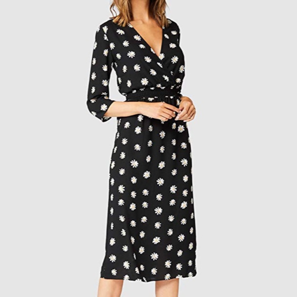 NWT Anthropologie Daisy Floral Midi Dress (Small)